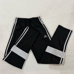***SOLD***Adidas Youth Sz 14/16 Black Sweatpants with White Stripes